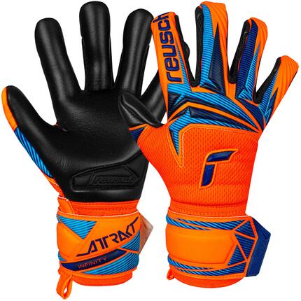 Gants de gardien de but pour enfants Reusch Attrakt Infinity Evolution NC Junior