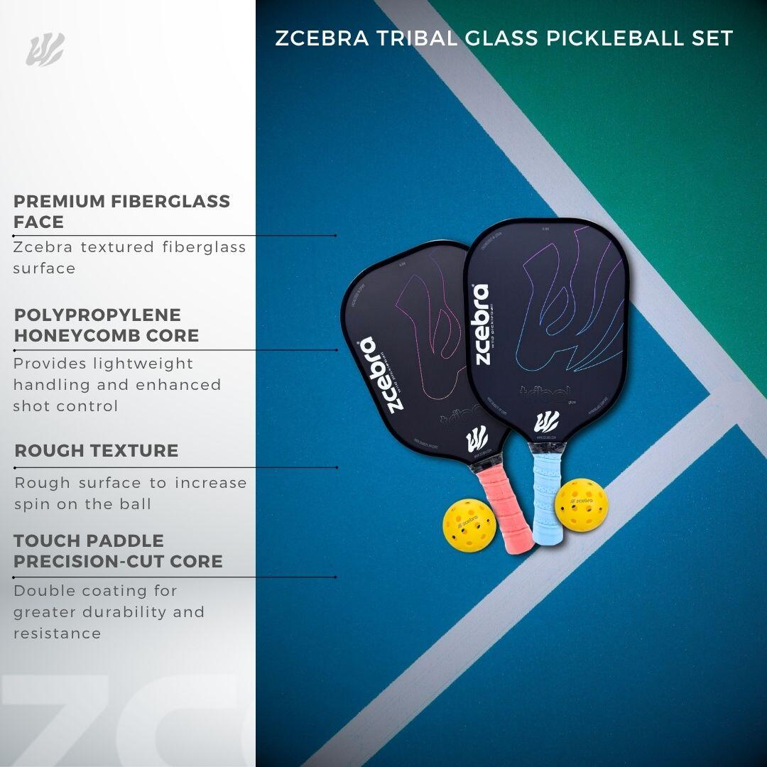 Kit de pickleball avec 2 raquettes et 4 balles et sac de transport. 5/7