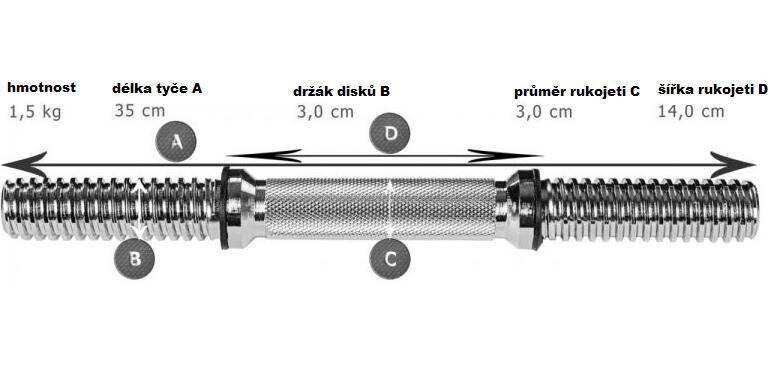Haltères courts 10kg 4/7