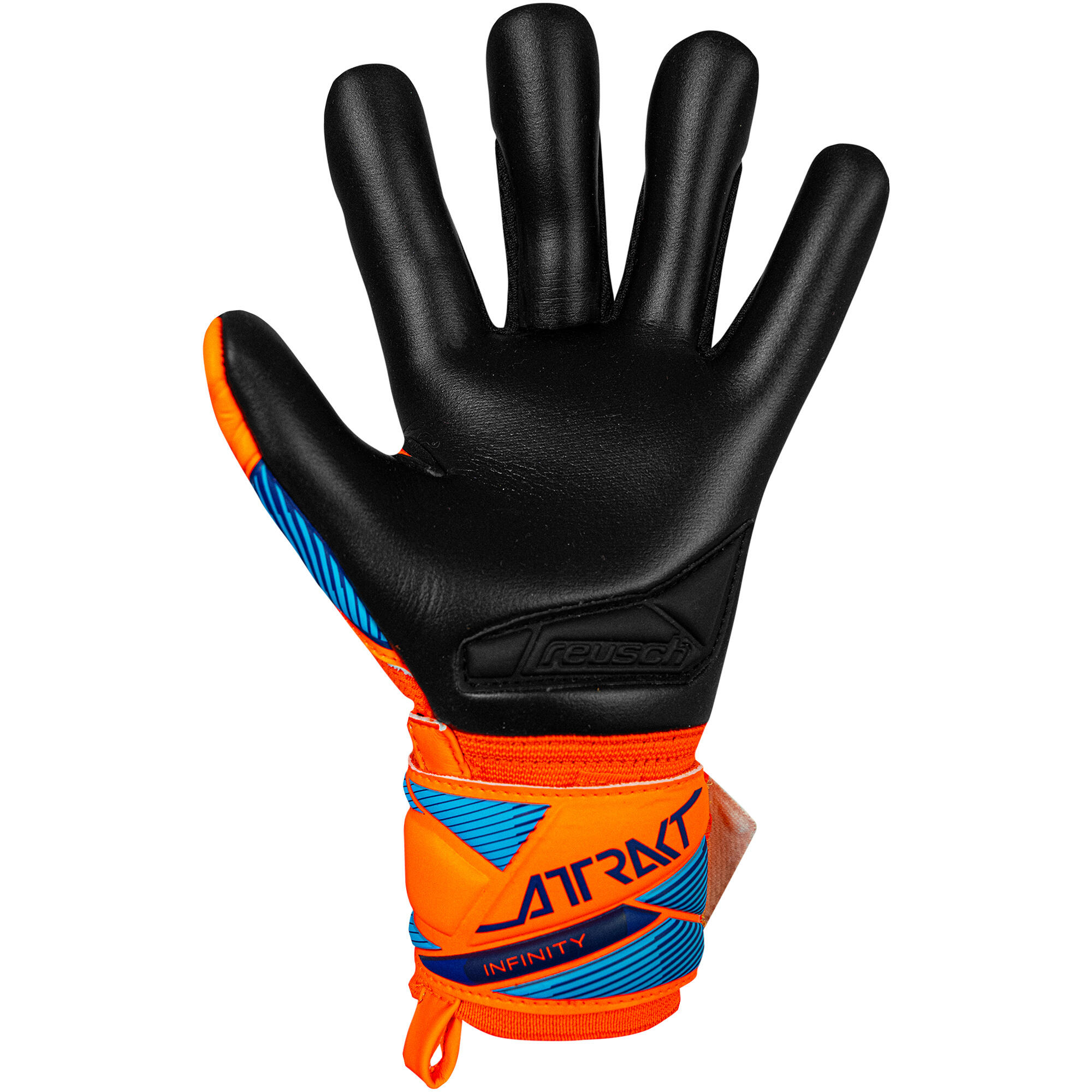 Gants de gardien de but pour enfants Reusch Attrakt Infinity Evolution NC Junior 4/6