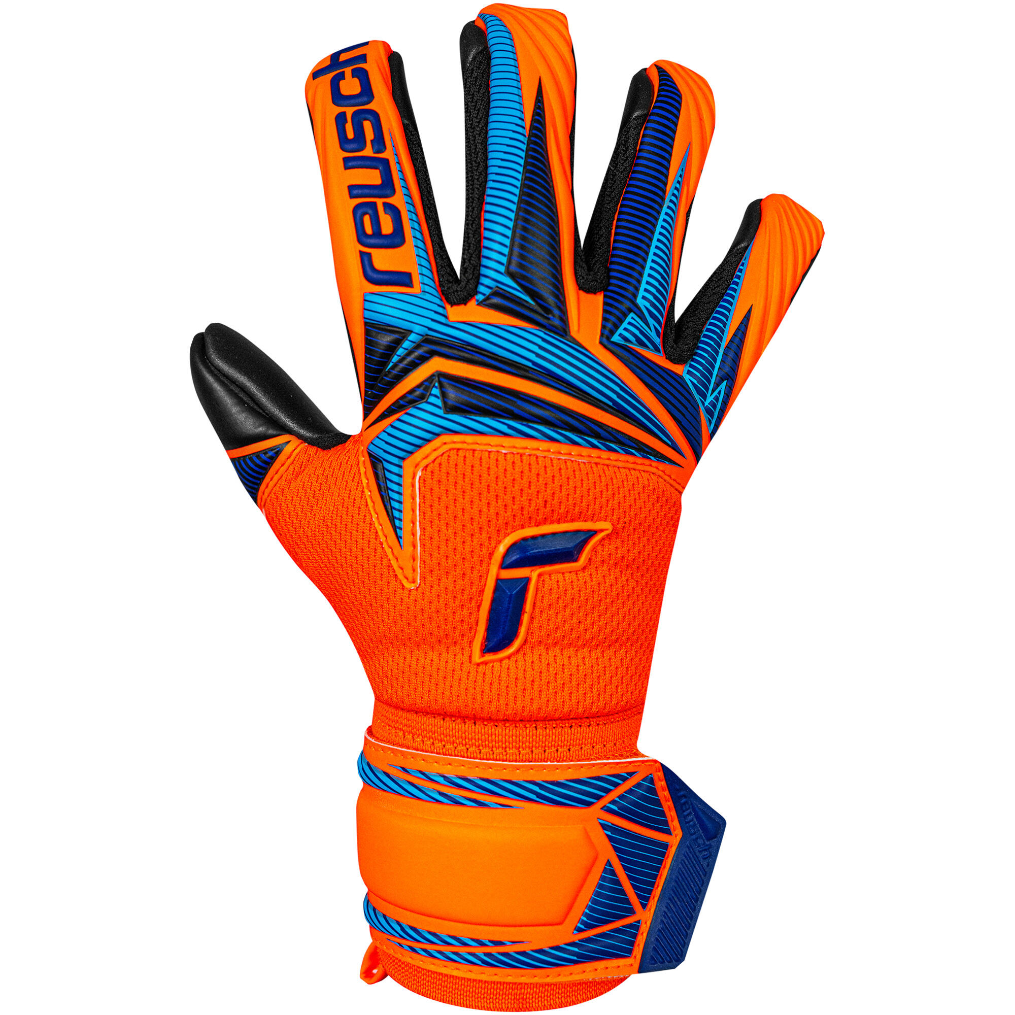 Guantes de portero infantiles Reusch Attrakt Infinity Evolution NC Junior 2/6
