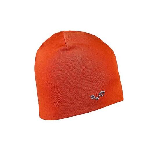 Czapka trekkingowa z 100% wełny merino Pomarańczowy