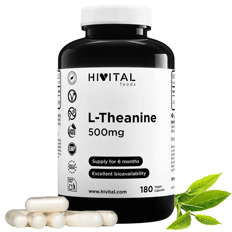 L-Theanine 500 mg | 180 vegan capsules