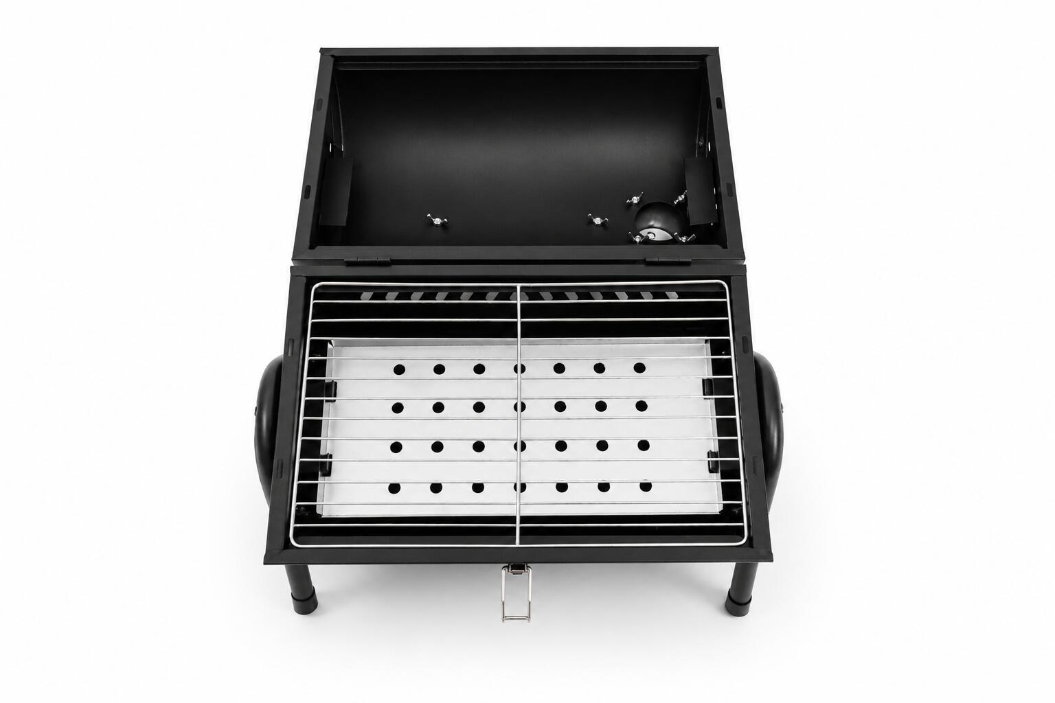 Barbacoa portátil estilo ahumador 5/5