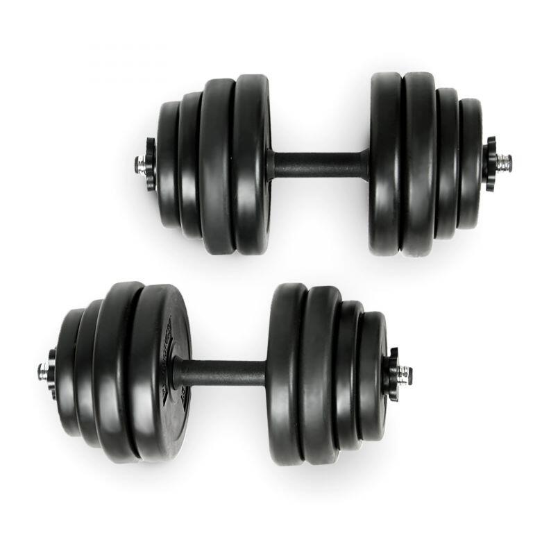 Jednoruční činky 30 kg sada na domácí fitness 2/7