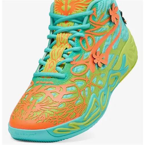 Tênis de basquete Puma modelo 310776-01 para crianças unissex 4/5