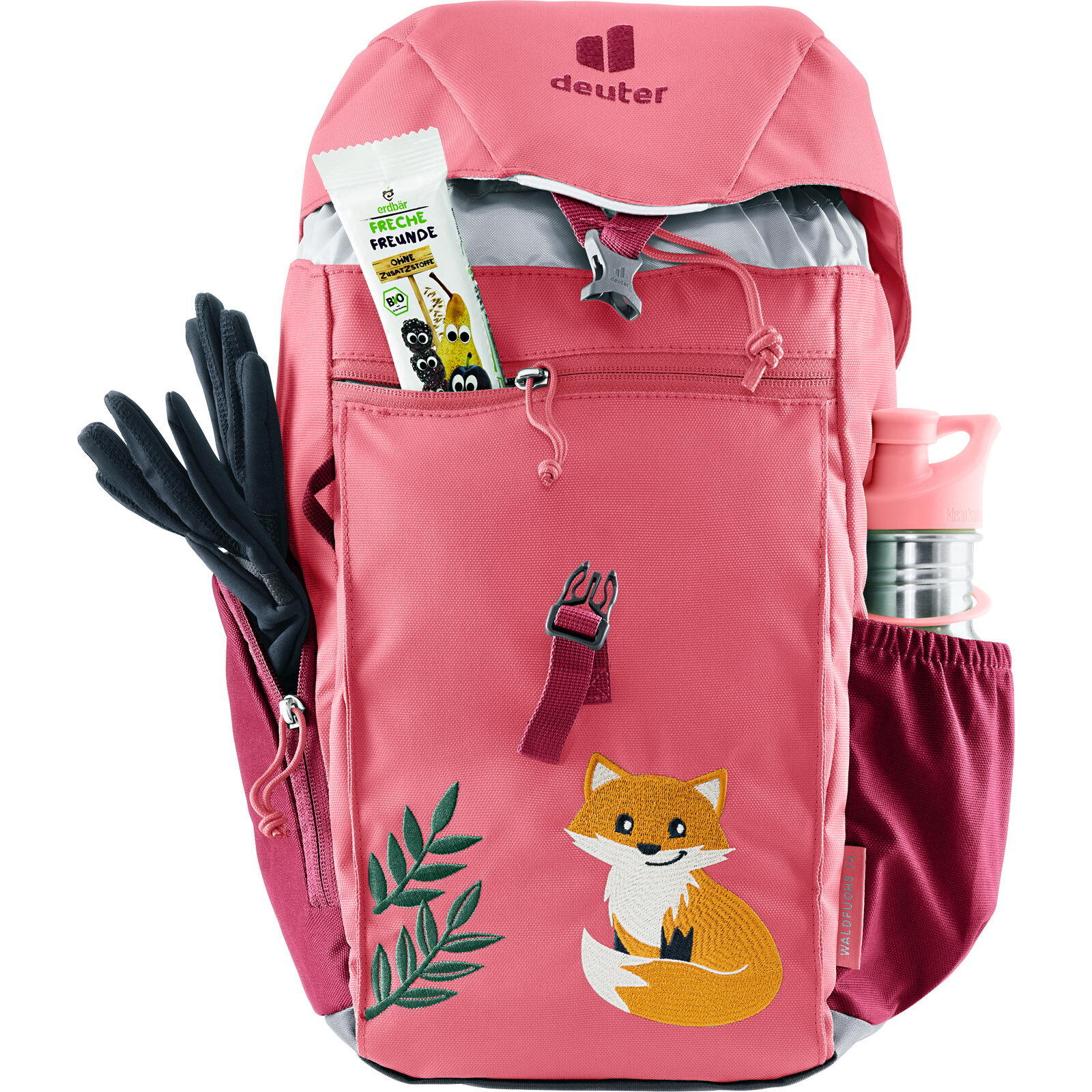 Sac à dos maternelle unisexe - waldfuchs 14 - dahlia-raspberry 6/13