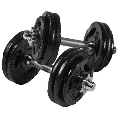 Dumbellset - halterset - gripper gietijzer - 30 kg