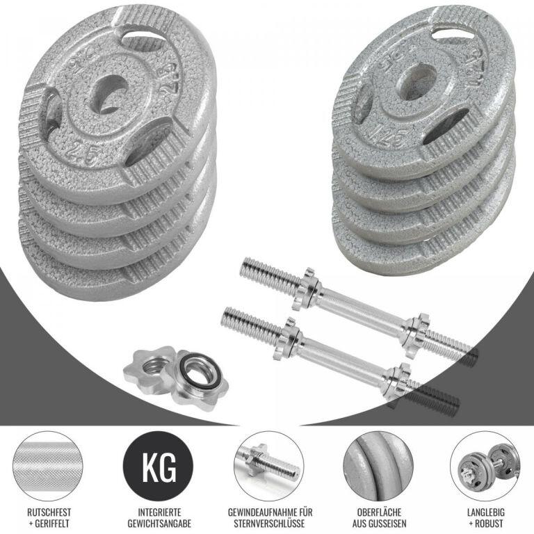 GORILLA SPORTS Hantelset 3/7