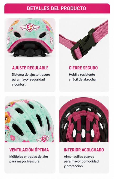 Casco  Skye & Everest Infantil para Patinete Ligero Ajustable Ergonómico 3/4