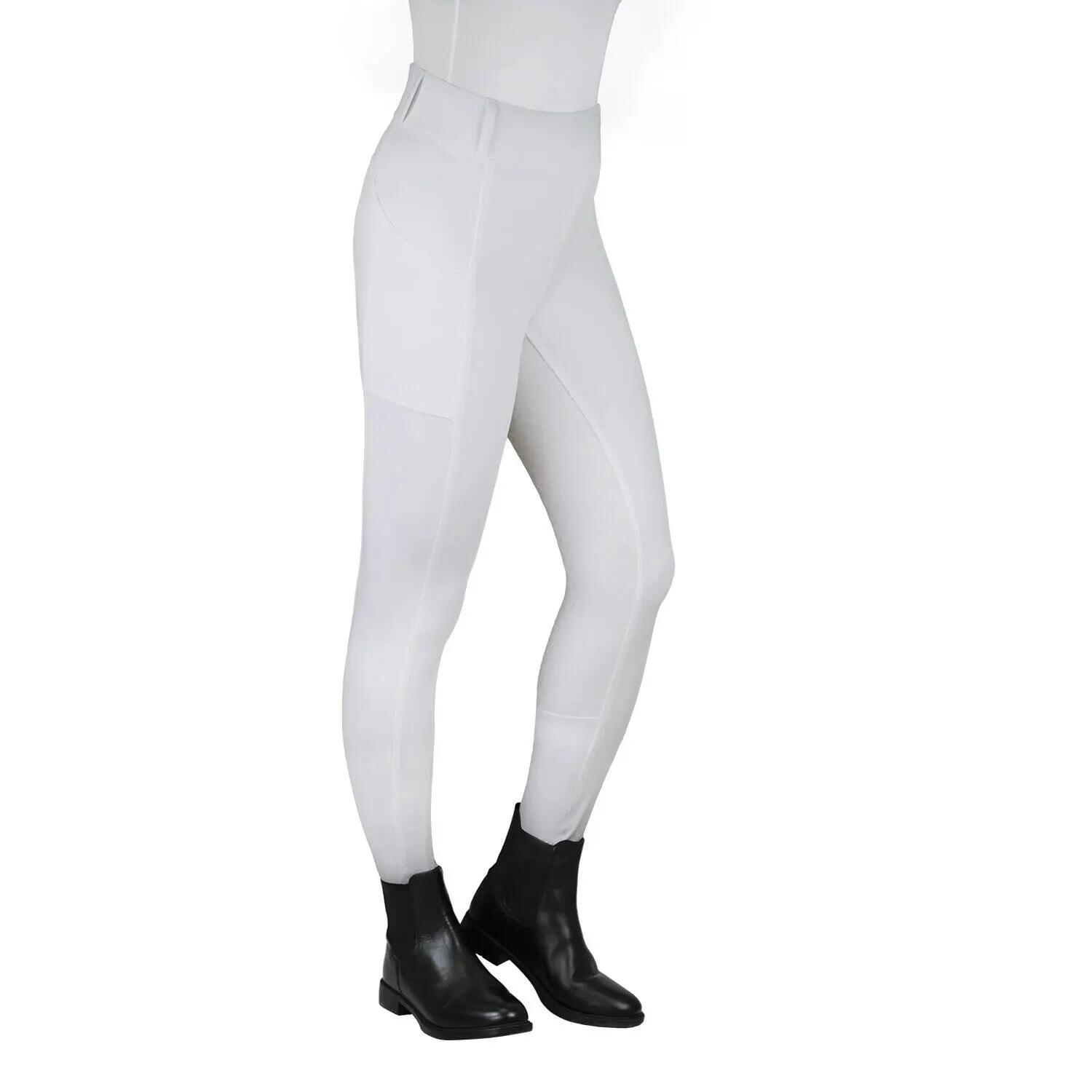 Legginsy jeździeckie full-grip damskie York Nova