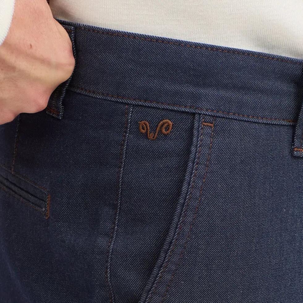 Bluewool Pant - męskie spodnie z wełną merino L, Granatowy 4/5