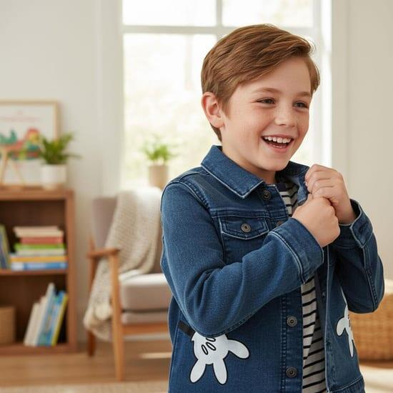 Veste enfant Mickey Mouse Bleu 7/7