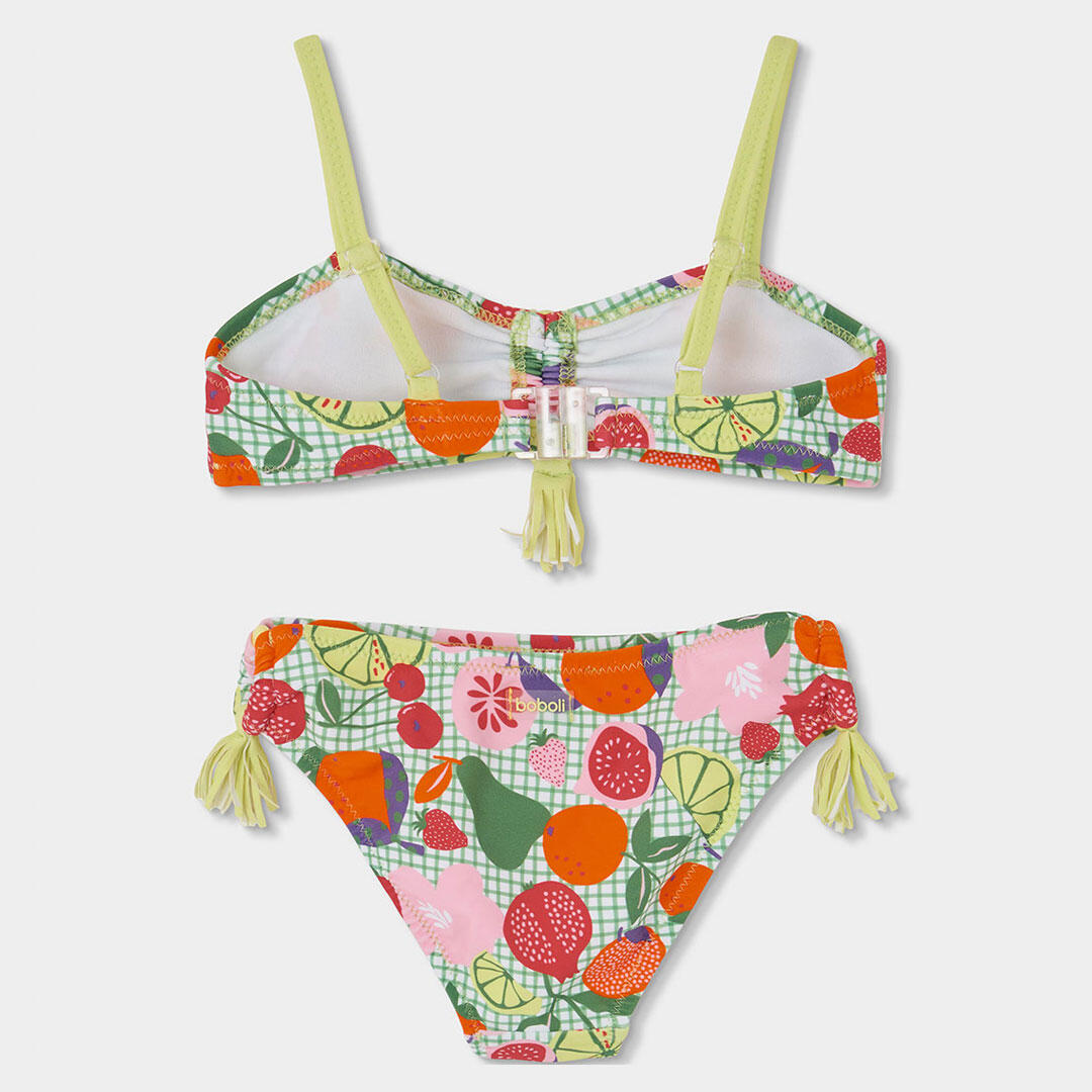 Bikini Infantil para Niña UPF50 con Estampado de Frutas 2/4