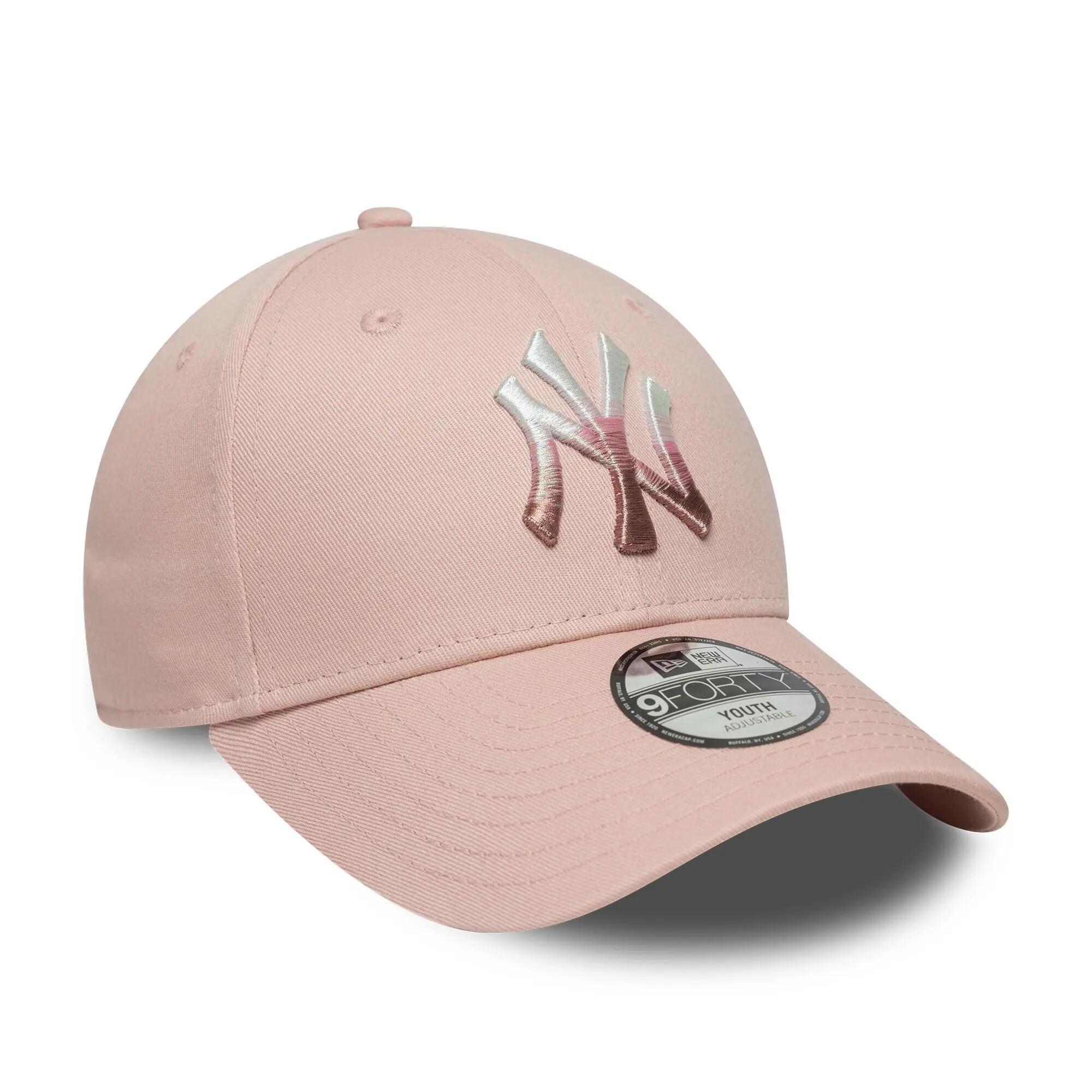 New York Casquette Strapback Metallic 9Forty Kids Rosé 3/5