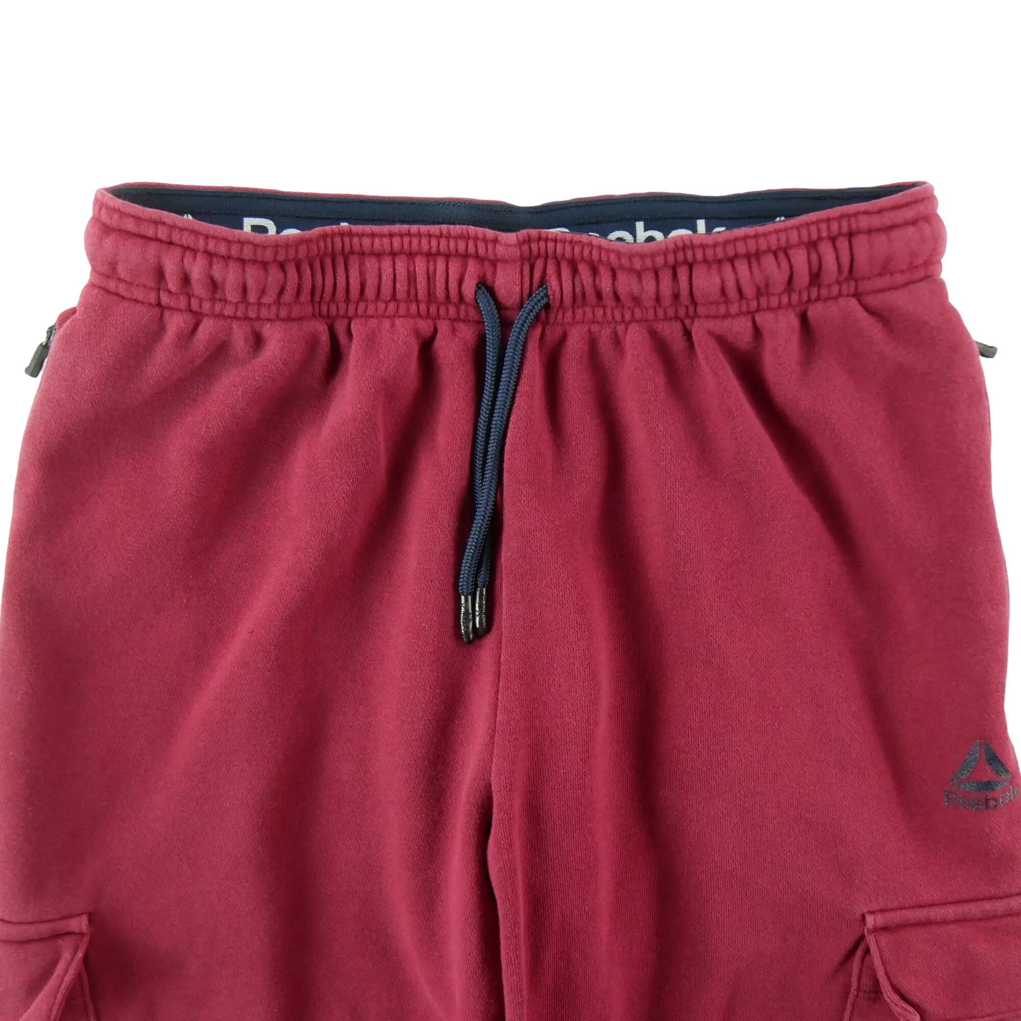 Reebok spodnie dresowe cargo męskie 3/6