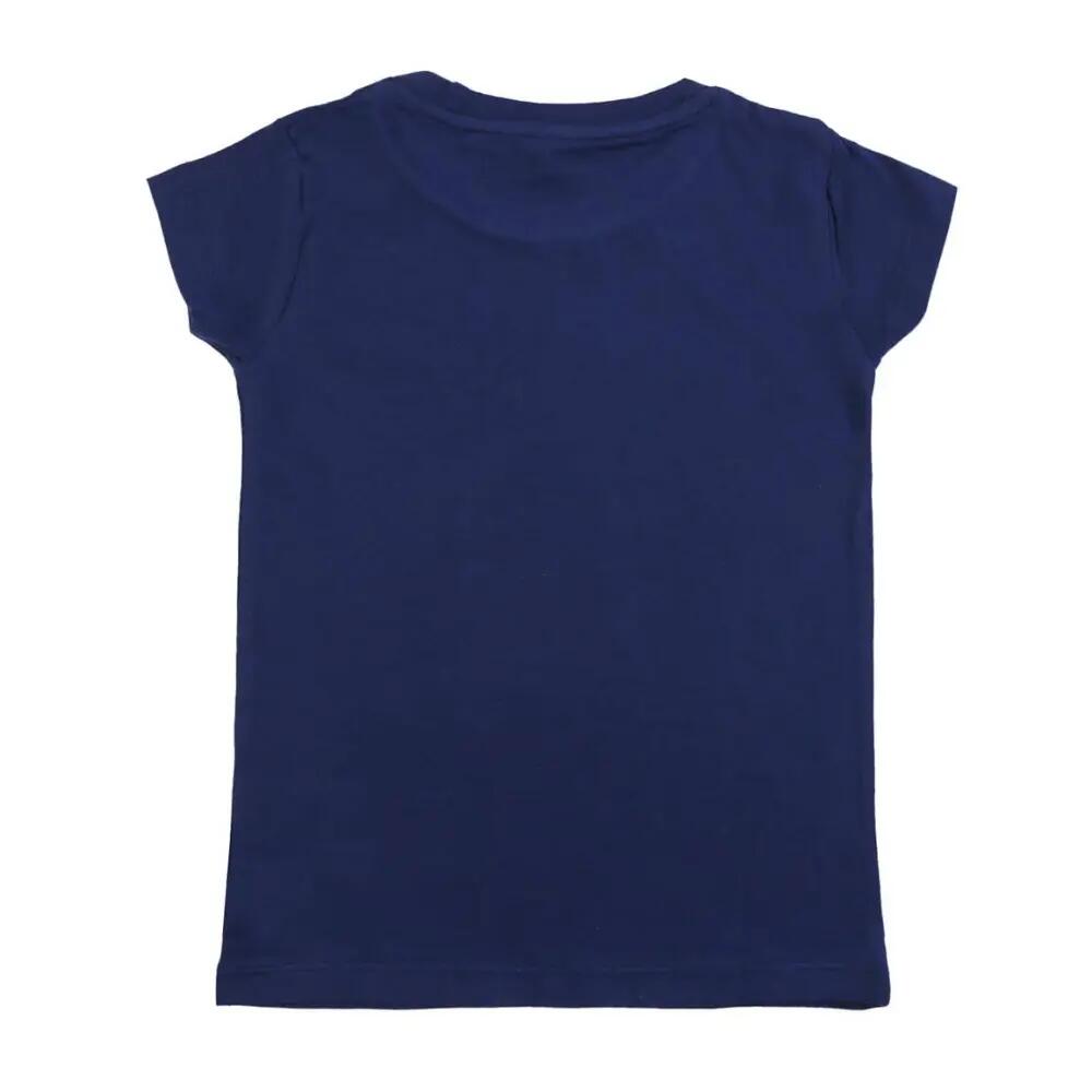 Camiseta de Manga Corta Minnie Mouse Azul Marino Niña 2/2