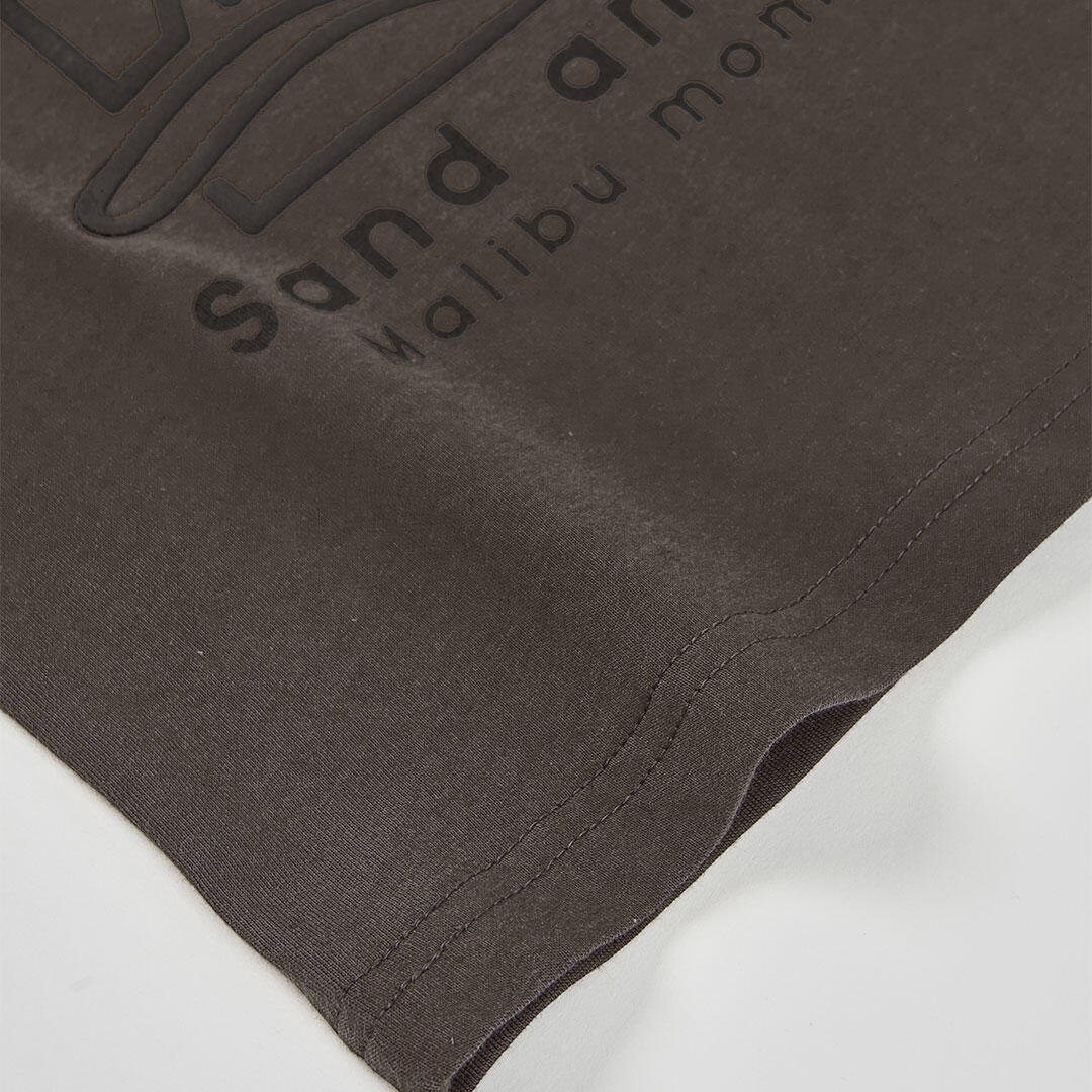 Camiseta de Punto para Niño Marrón con Bolsillo Estampado 4/4
