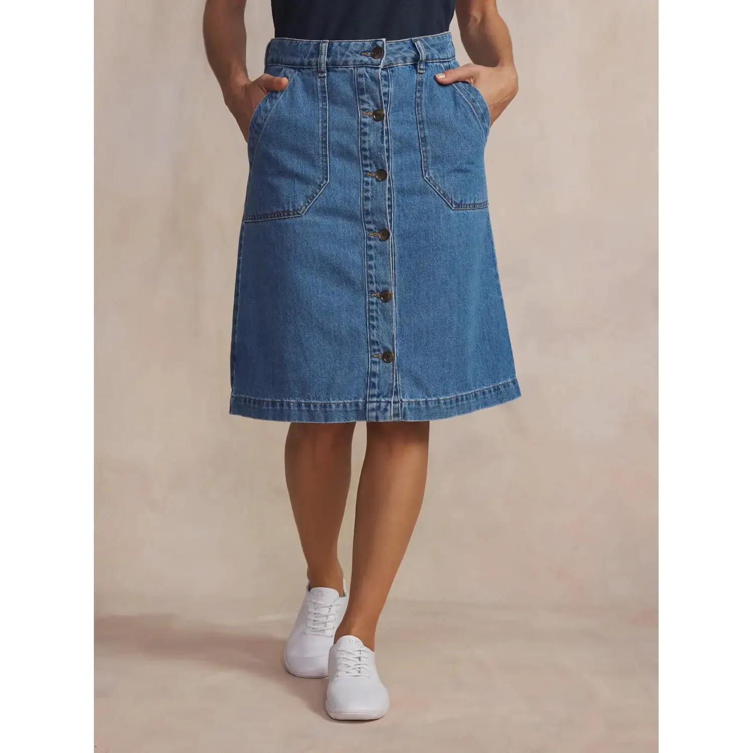 Jupe en jean femme TBS Jadde 2/4