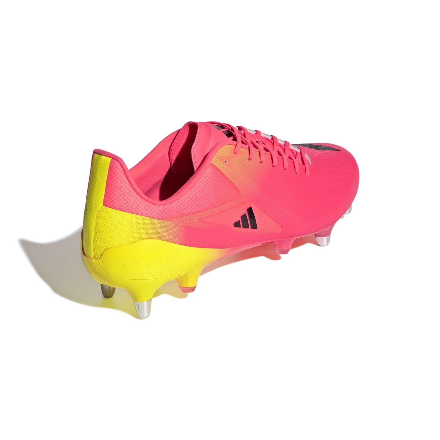 Crampons Adidas Adizero RS15 Pro SG Rose et jaune 5/7