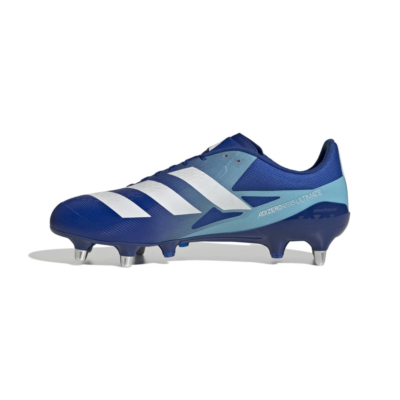 Chuteiras de rugby Adidas Adizero RS15 Ultimate SG Azul real
