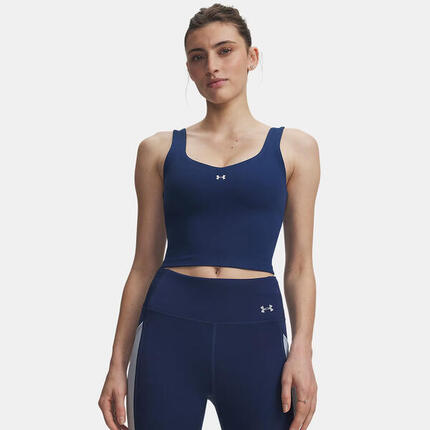 Débardeur crop-top pour femme UA Motion Bleu marine sombre