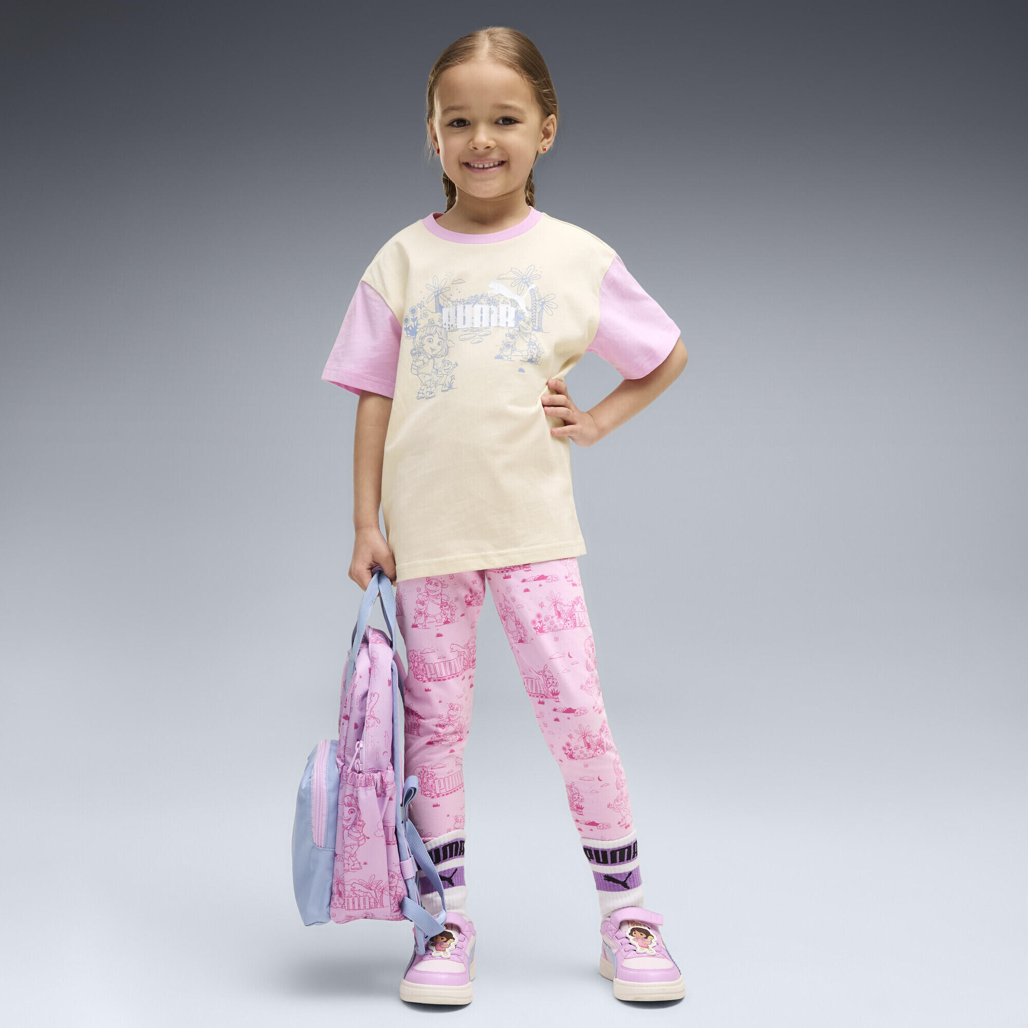 T-shirt grafica dal taglio morbido per bambini PUMA x DORA THE EXPLORER PUMA 4/5