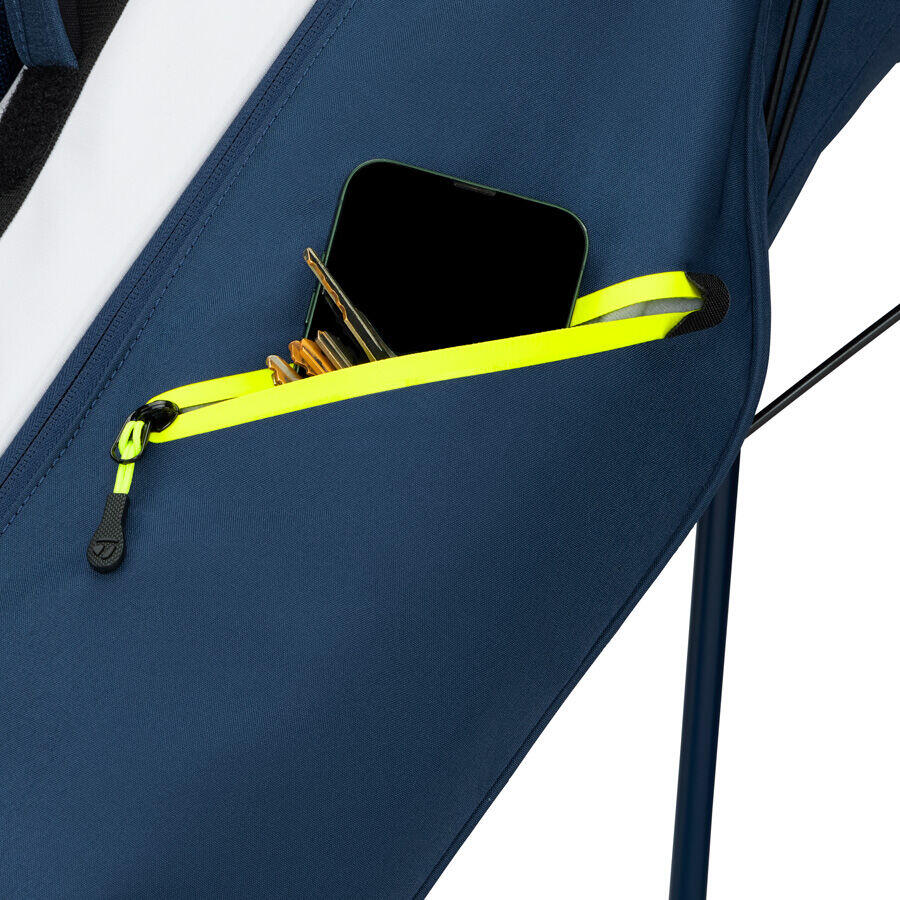 Sac trépied de transport FlexTech bleu marine/blanc/vert citron 4/4