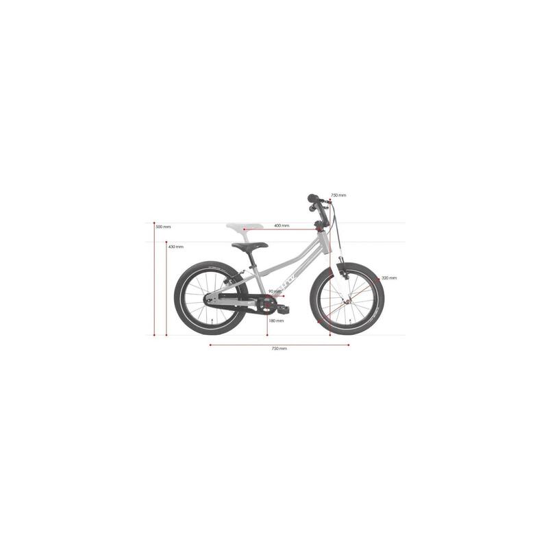 Bicicletă copii MTB Ganaz Ultralight 16 inch albastru