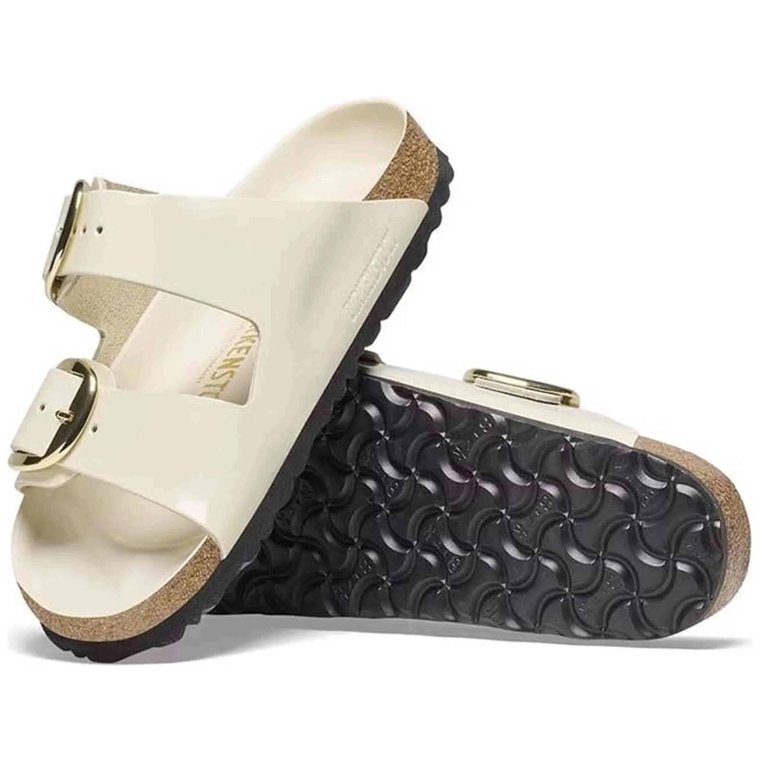 Ciabatta Donna A BIG BUCKLE Beige 4/4