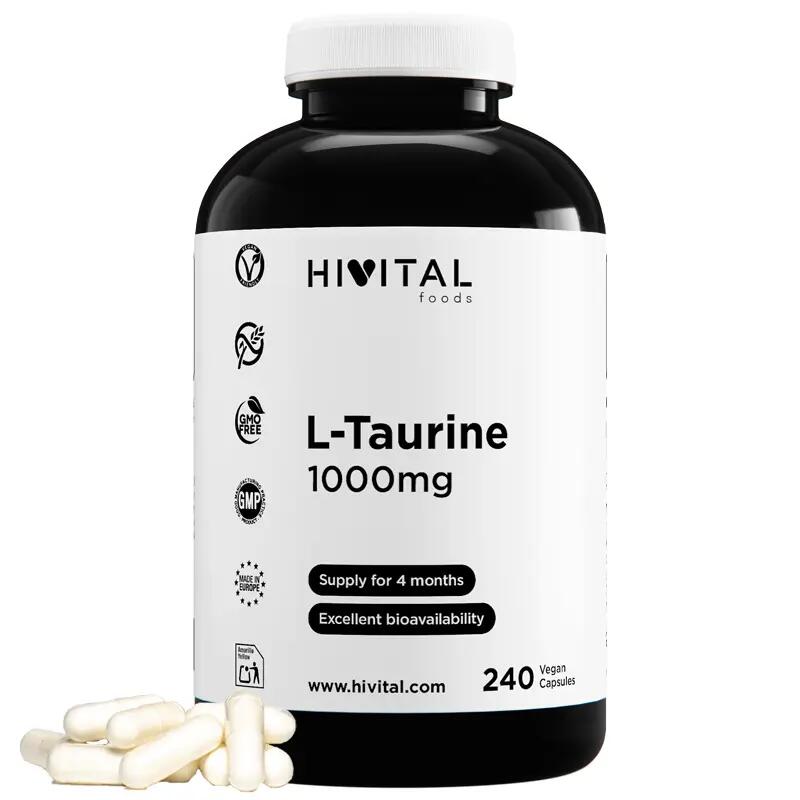 L-Taurine 1000 mg | 240 vegan capsules