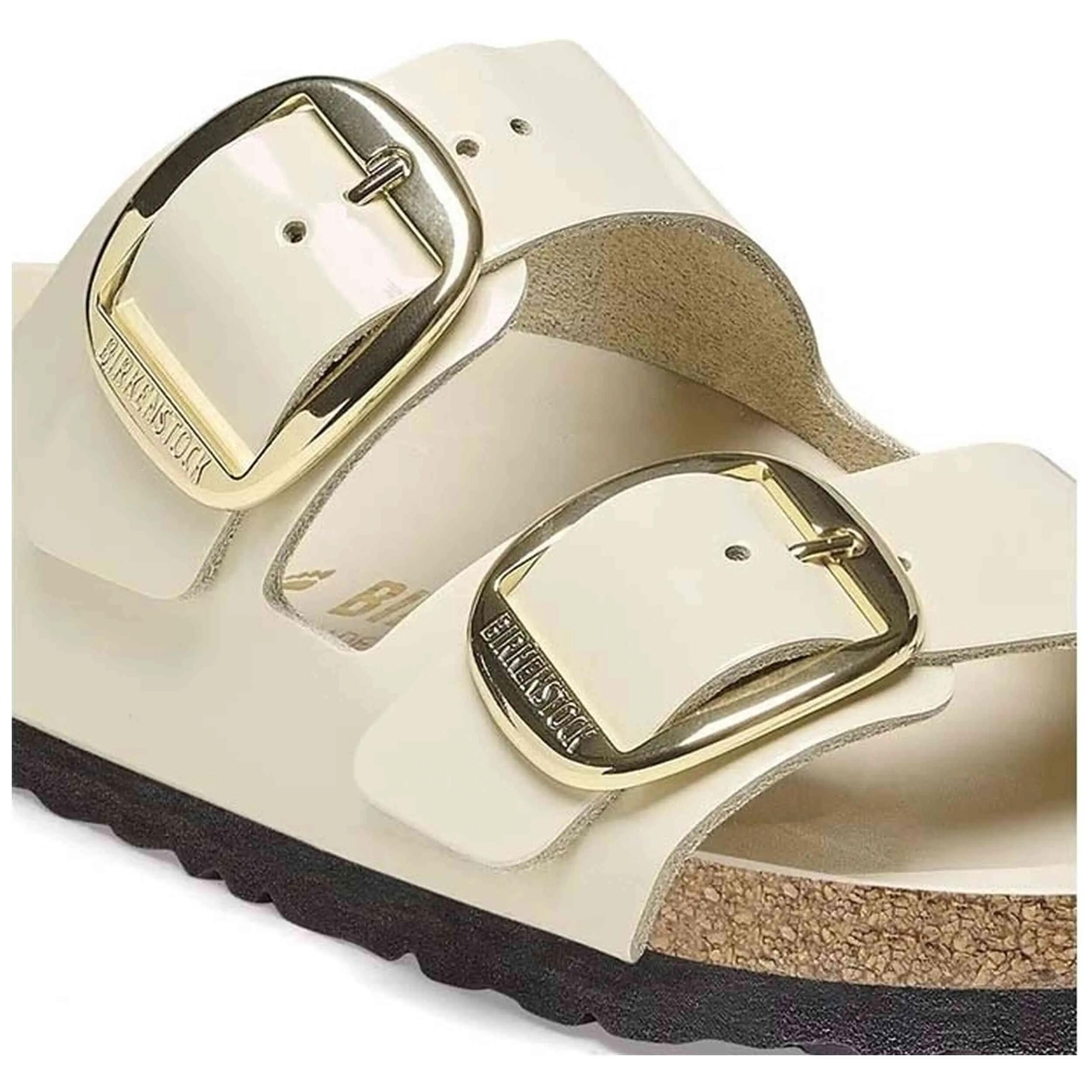 Ciabatta Donna A BIG BUCKLE Beige 2/4