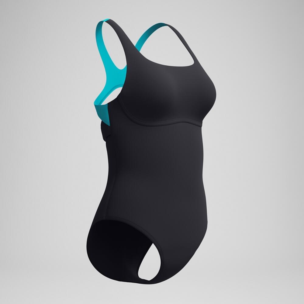 Maillot De Bain 1 Pièce Dos Nageur Motif/style Bretelles Contrastées Femme 7/7