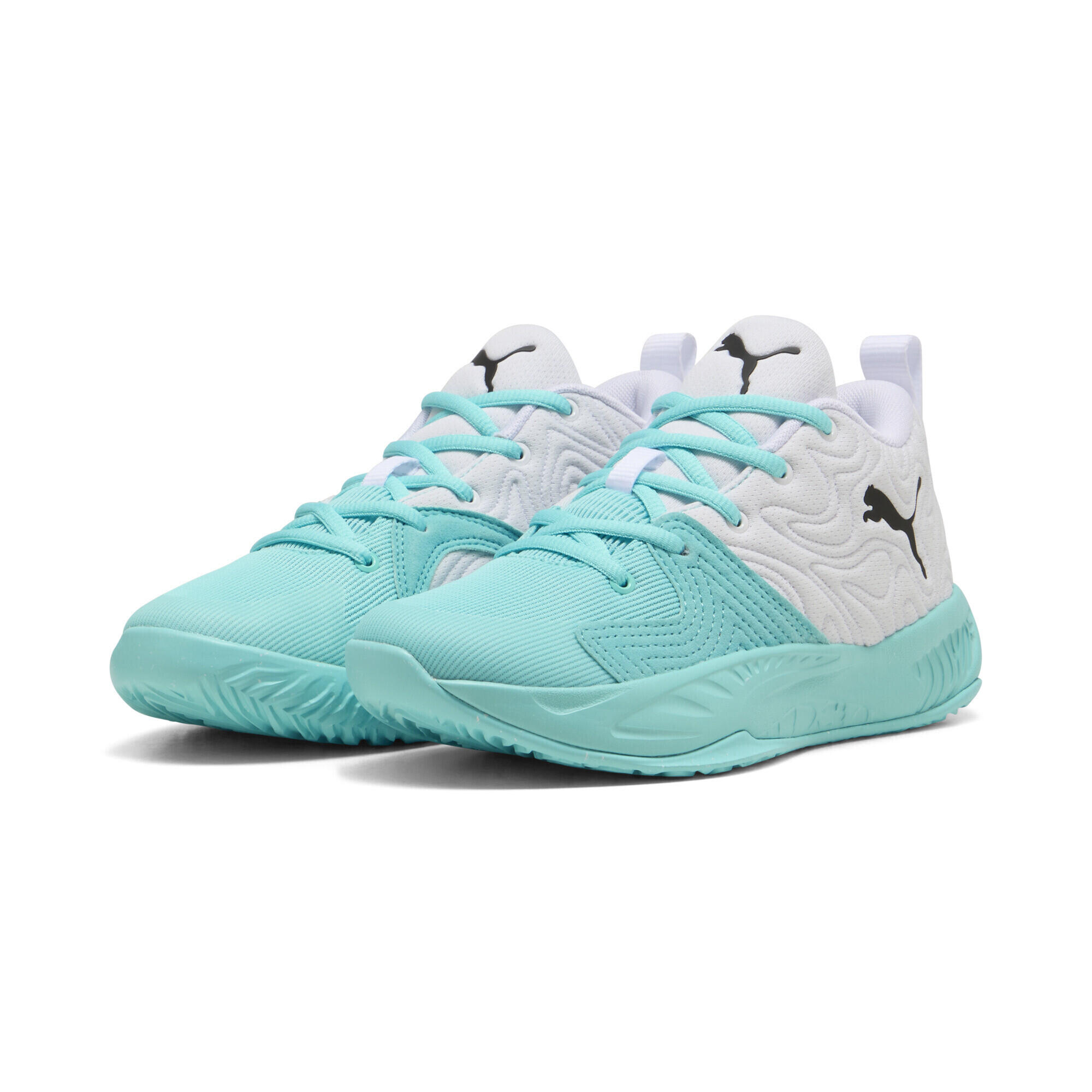 Ghete de baschet Court Pro 3 Mid pentru adolescenți PUMA