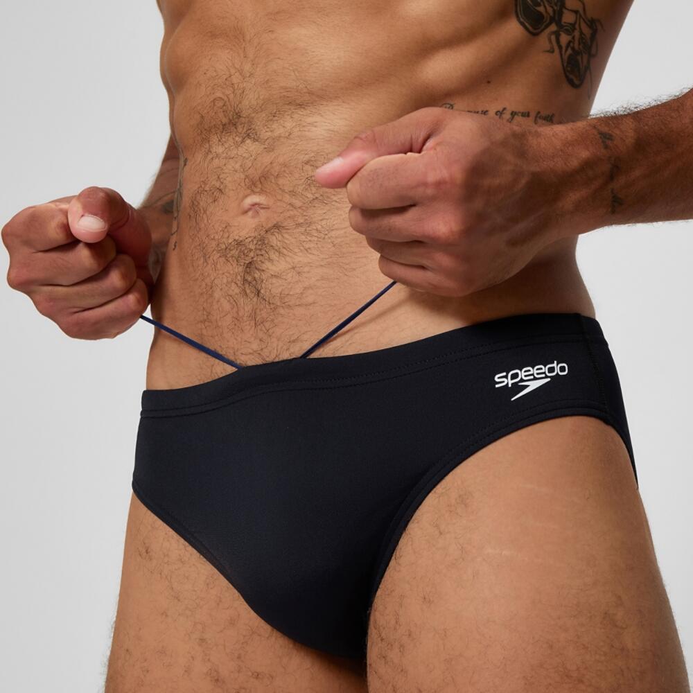 Bañador Diseño Logotipo Grande de Endurance+ para Hombre Negro 5/7