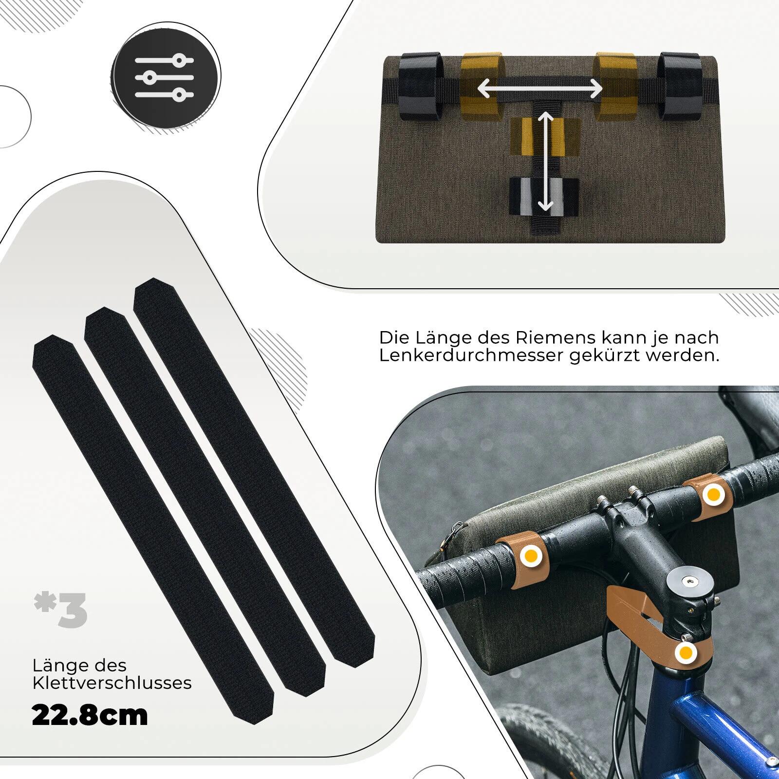 ROCKBROS Lenker-Dreieckstasche für Rennrad & MTB 4/7