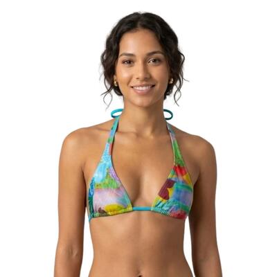 Bikini top dakine kai halter dames met print