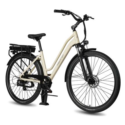 MAXTRON Urban7 Elektryczny rower miejski, 36 V 12,8 Ah, Shimano 7-biegowy
