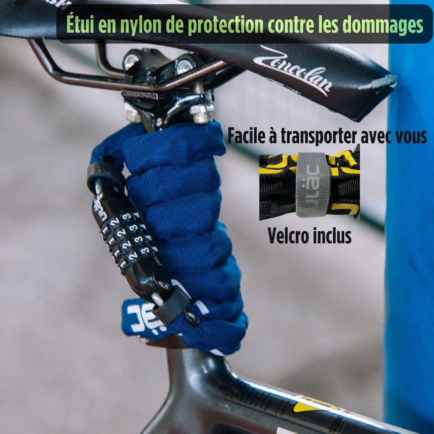 Antivol Vélo Sécurité Scooter Moto Trottinette Combinaison Réinitialisable 5/6