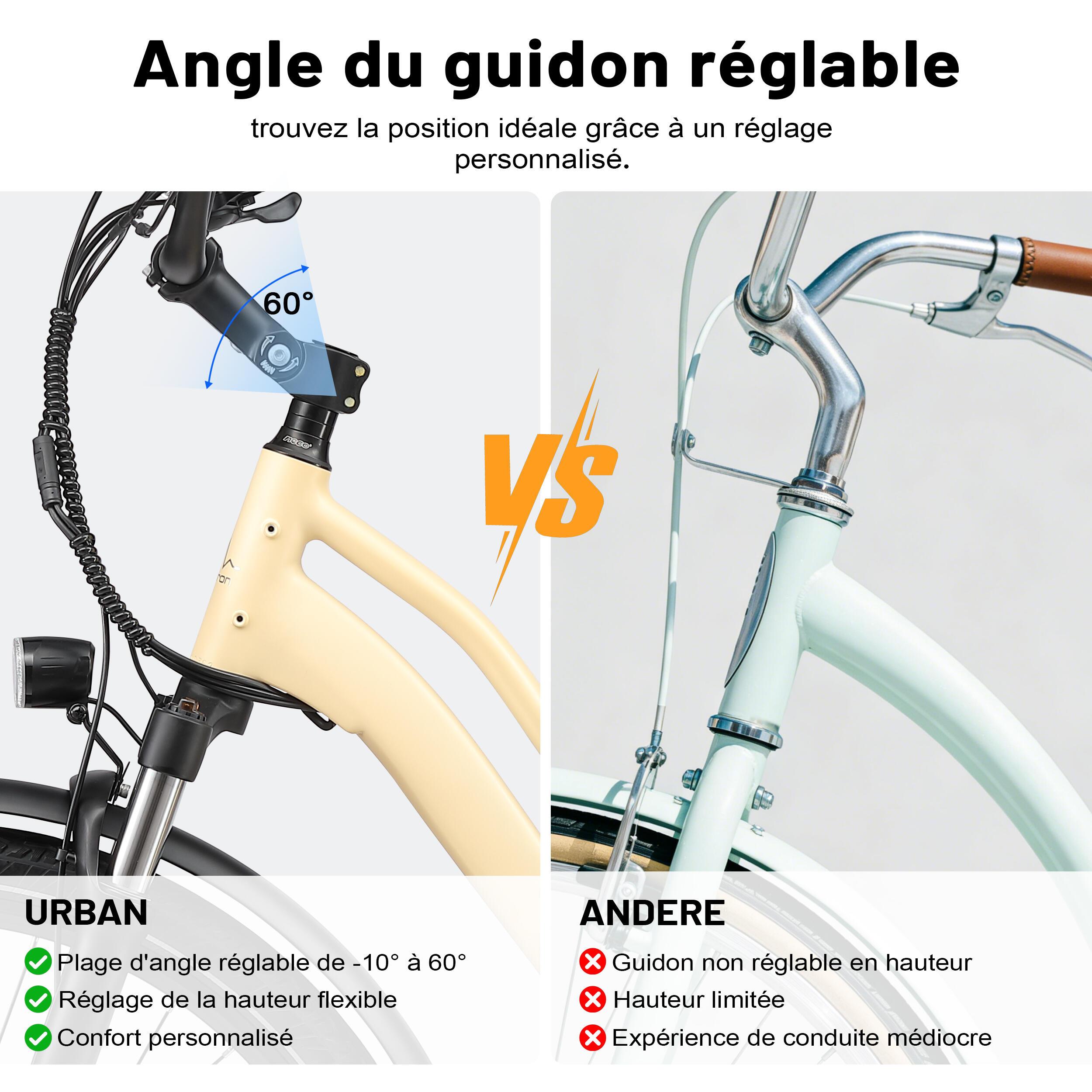 MAXTRON Urban7 Elektryczny rower miejski, 36 V 12,8 Ah, Shimano 7-biegowy 6/7