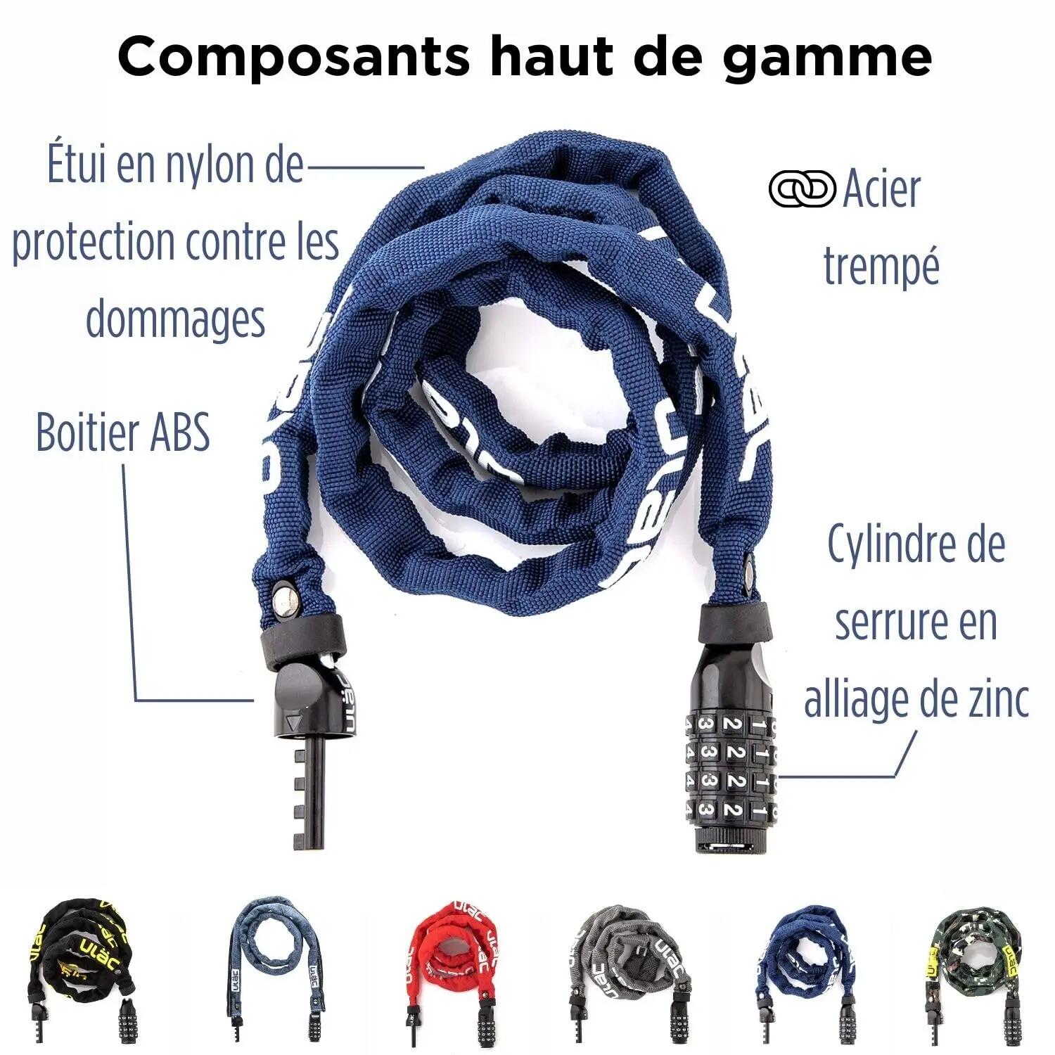 Antivol Vélo Sécurité Scooter Moto Trottinette Combinaison Réinitialisable 4/6