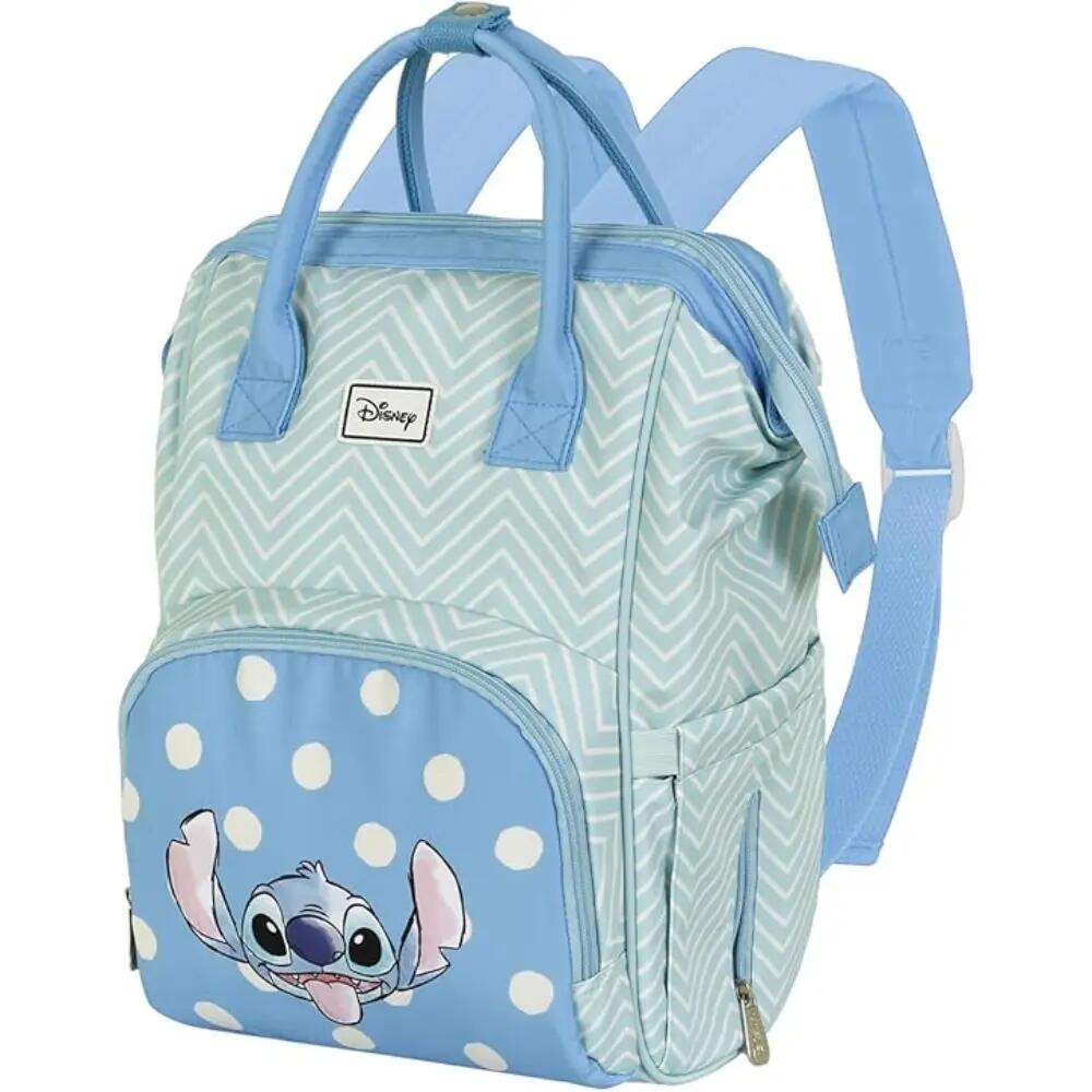Disney Lilo and Stitch Lovely Mommy Backpack, Blue