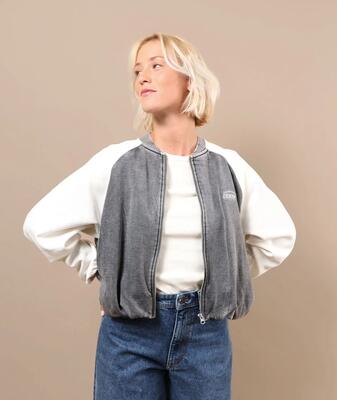 Sweatshirt met rits warpedflo