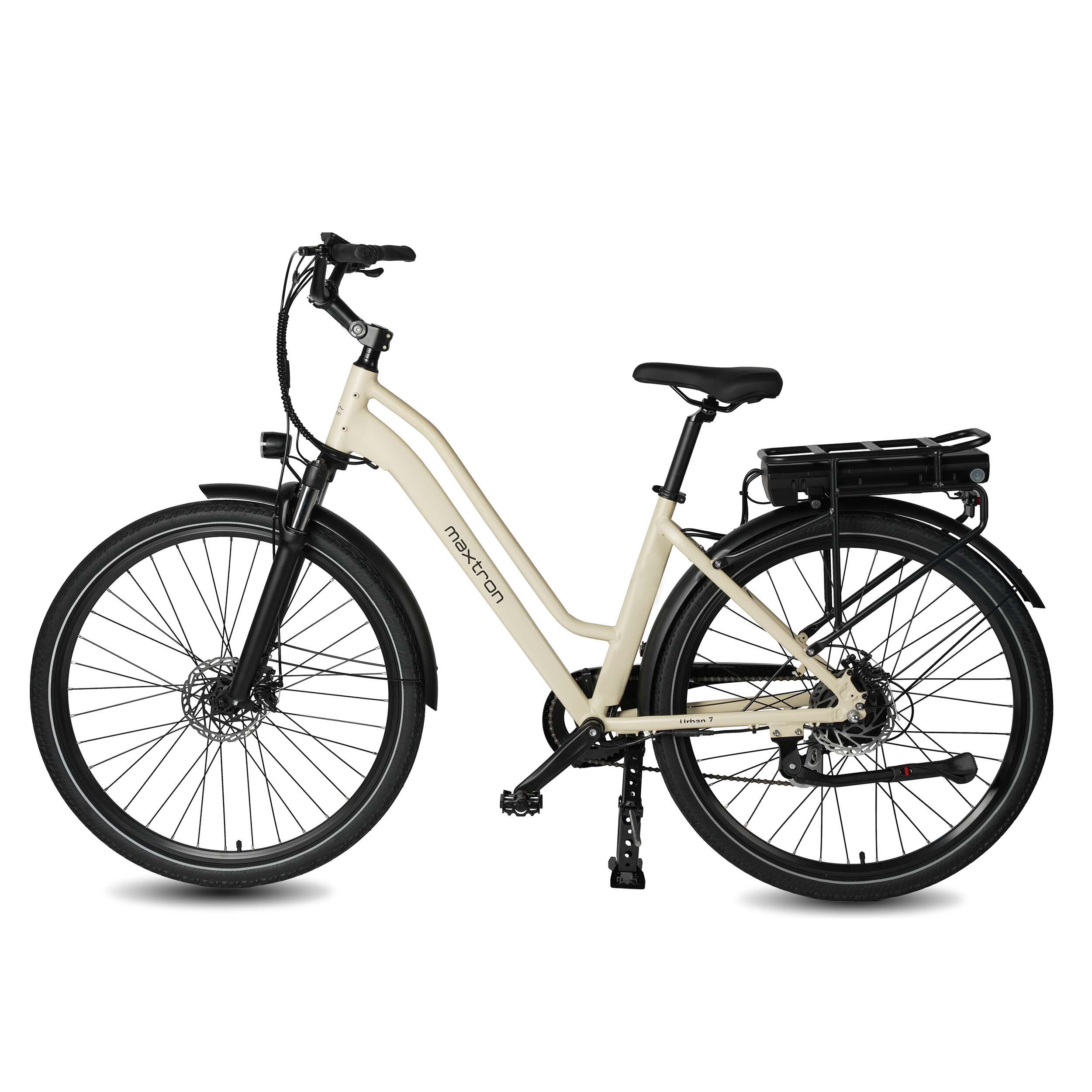 MAXTRON Urban7 Elektryczny rower miejski, 36 V 12,8 Ah, Shimano 7-biegowy 2/7