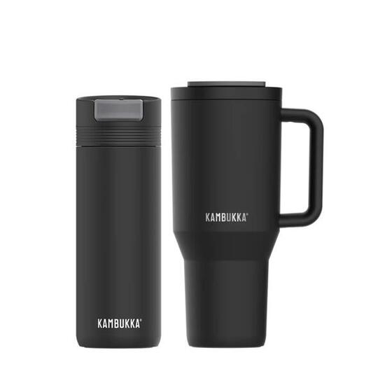 Kubek termiczny ze słomką Rio 950ml + kubek 500ml Cabo Kambukka Moonless Night