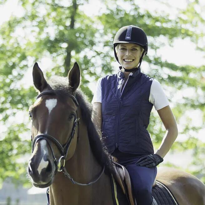 Gilet équitation classique femme Horze 3/4