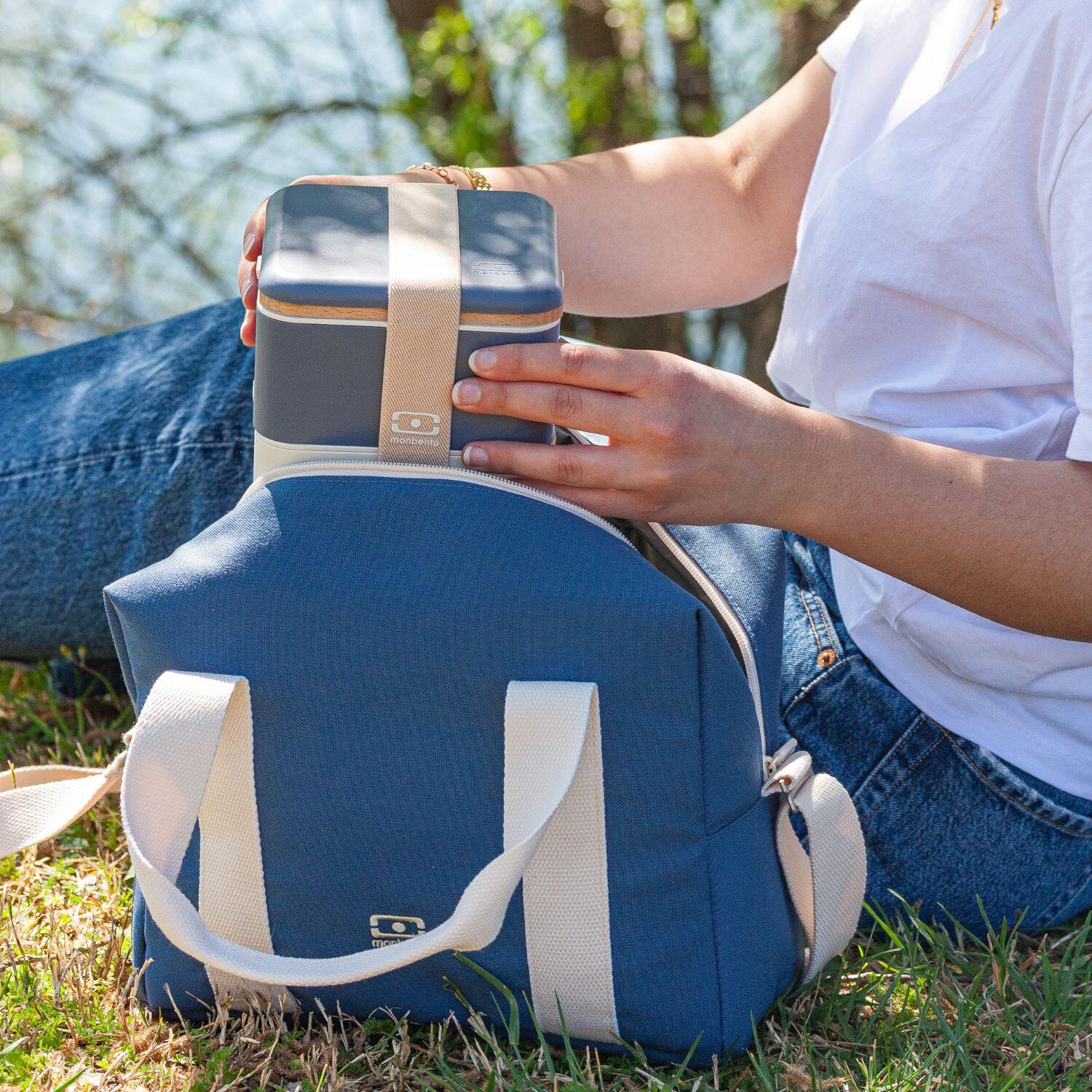 Sac isotherme grand format 12L|Adulte|Bureau, pique-nique|Anse réglable|Elegant 6/6