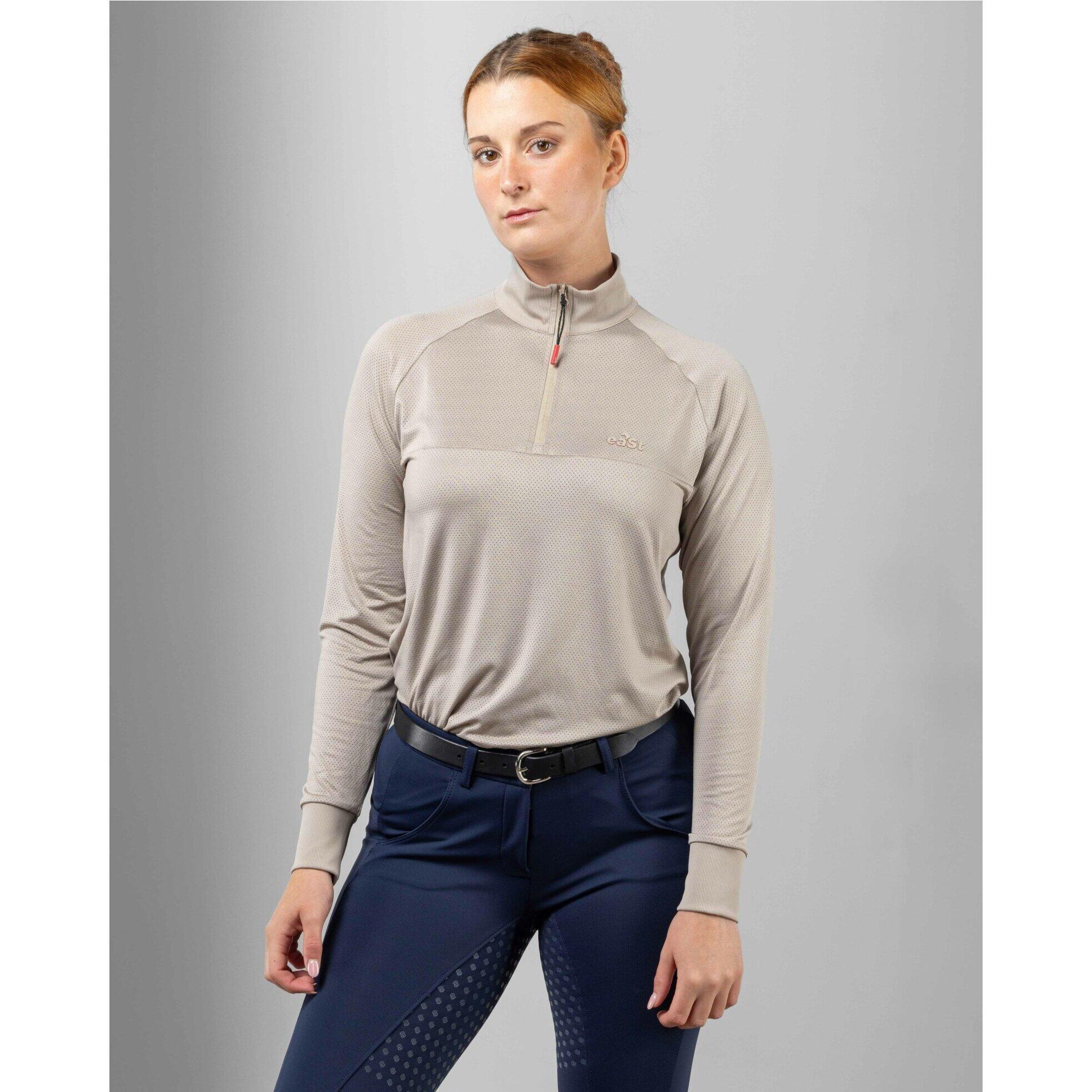Technisches Longsleeve-Reitshirt aus Mesh für Damen eaSt 3/3