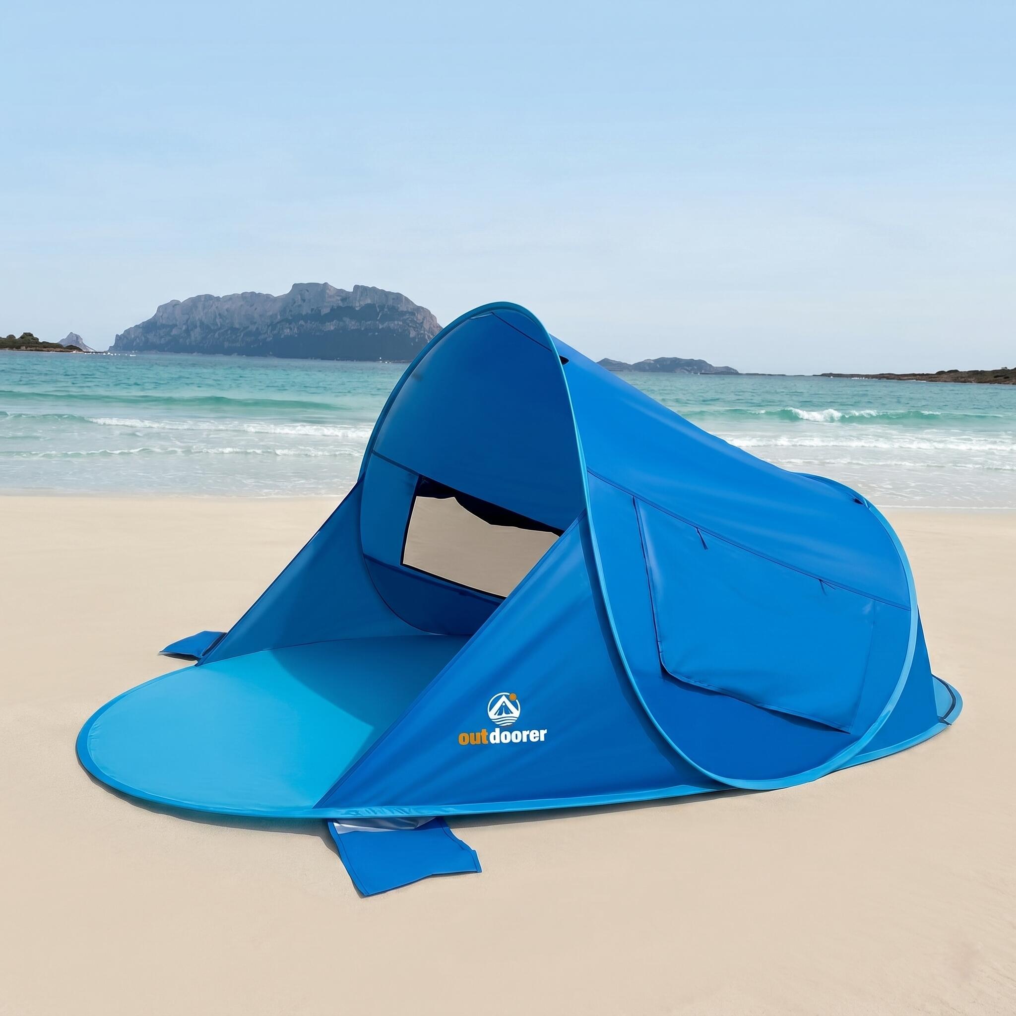 Pop Up Strandmuschel Beach Air - Strandzelt mit Belüftung 4/7