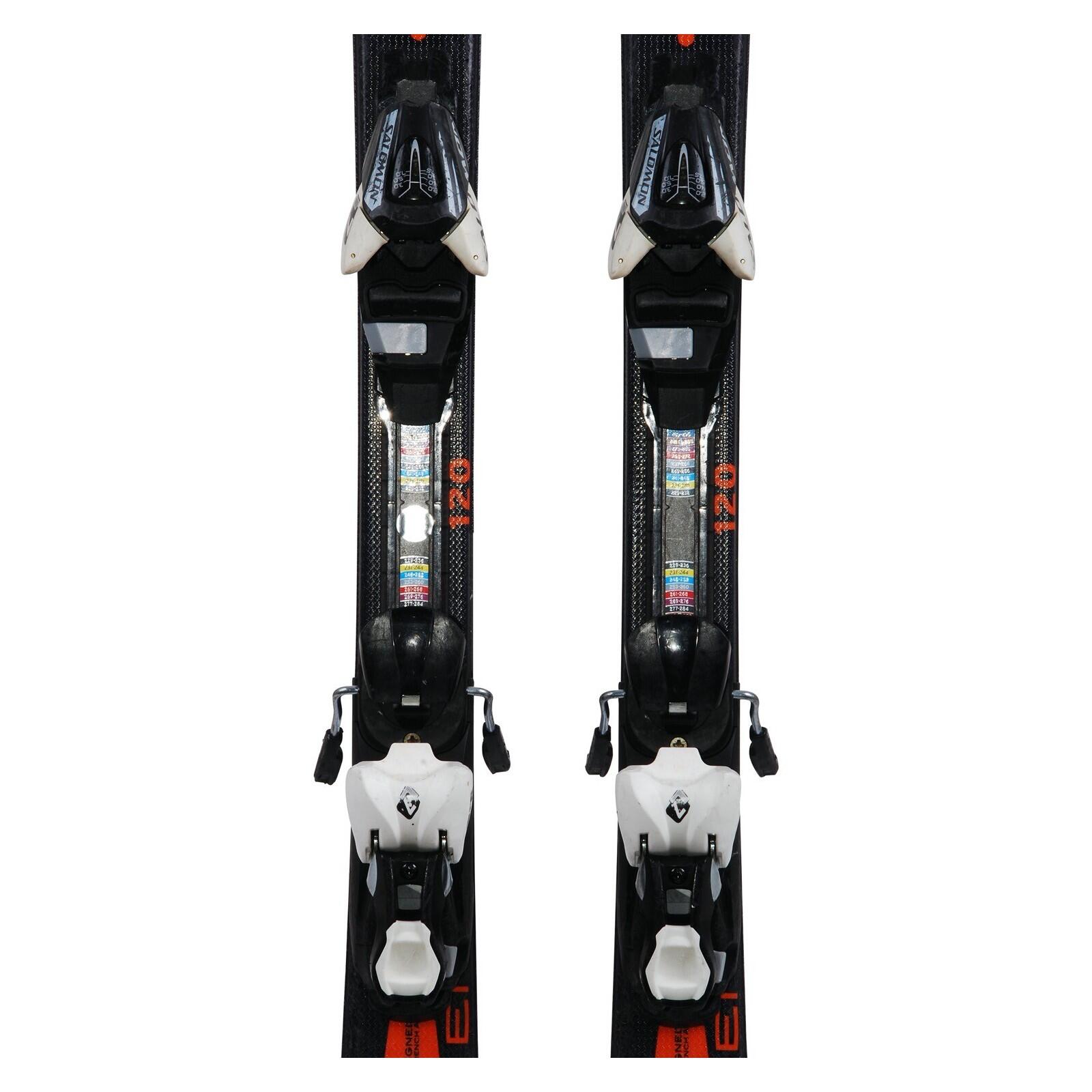 RECONDITIONNE - Ski Junior Salomon Enduro Jr 800 + Fixations 3/4